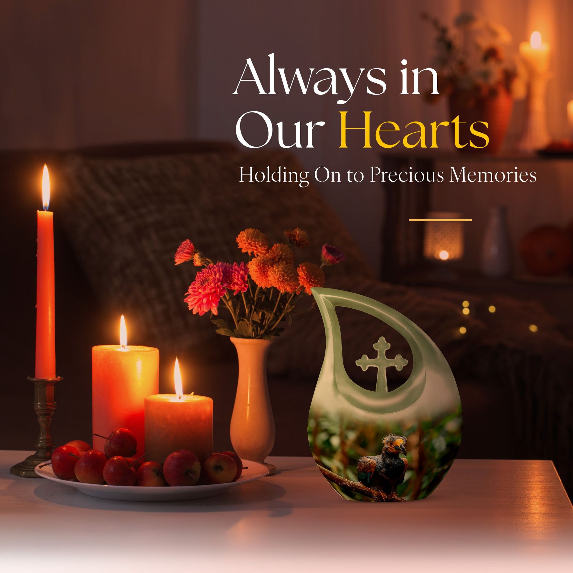 Puffin Bird Urns For Ashes - Urn Keepsake Set