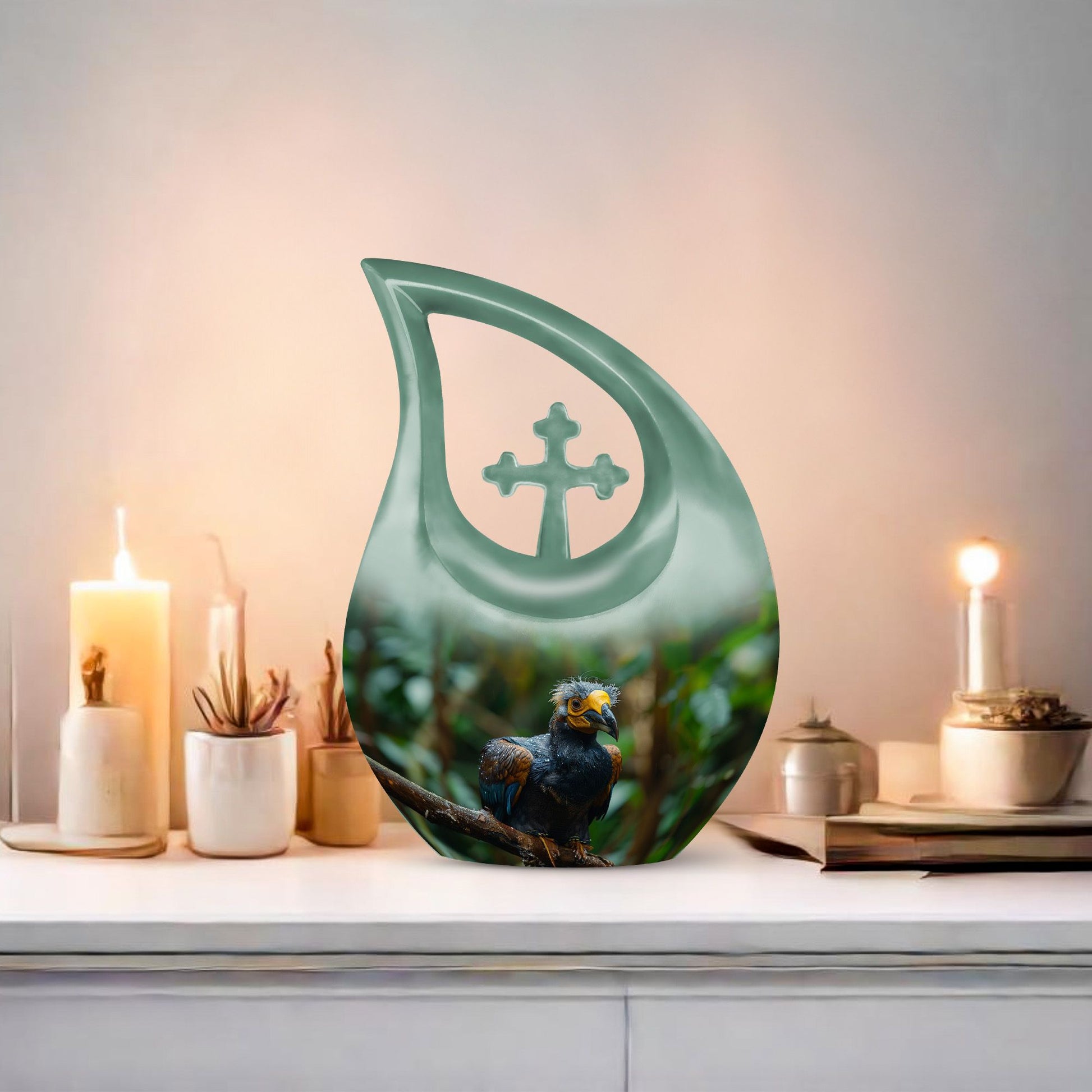 Puffin Bird Urns For Ashes - Urn Keepsake Set