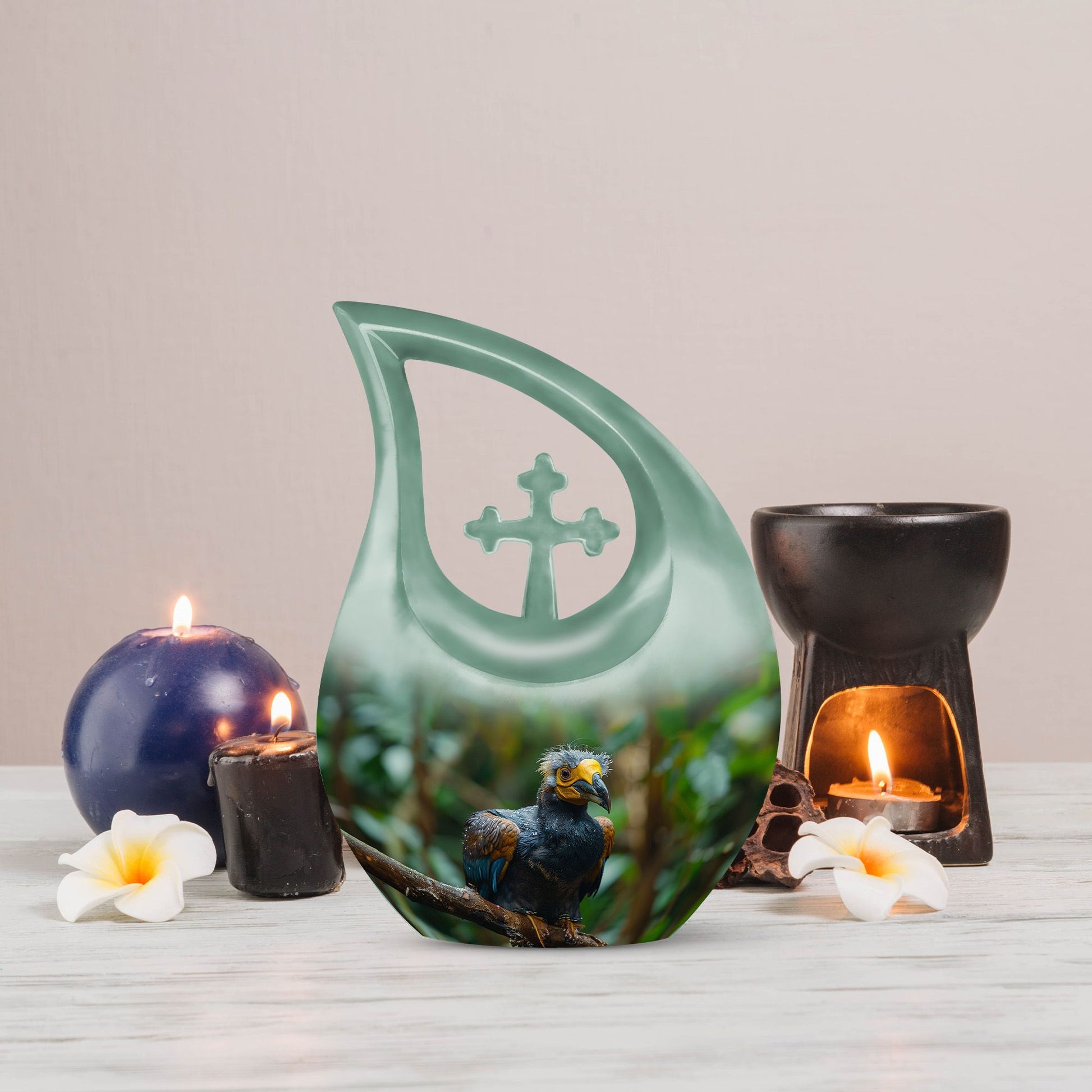 Puffin Bird Urns For Ashes - Urn Keepsake Set