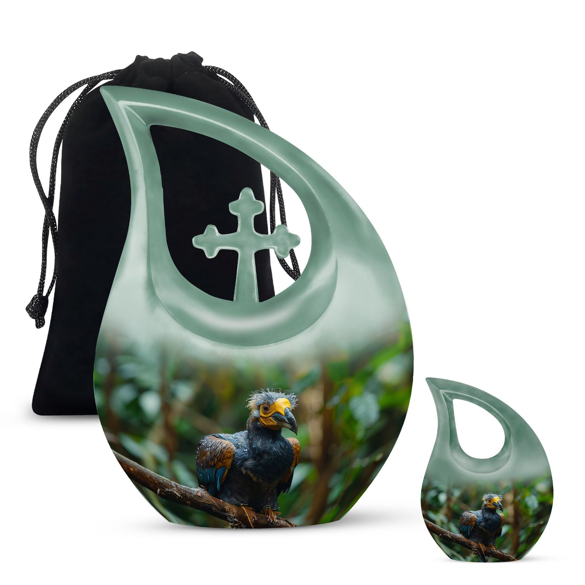 Puffin Bird Urns For Ashes - Urn Keepsake Set
