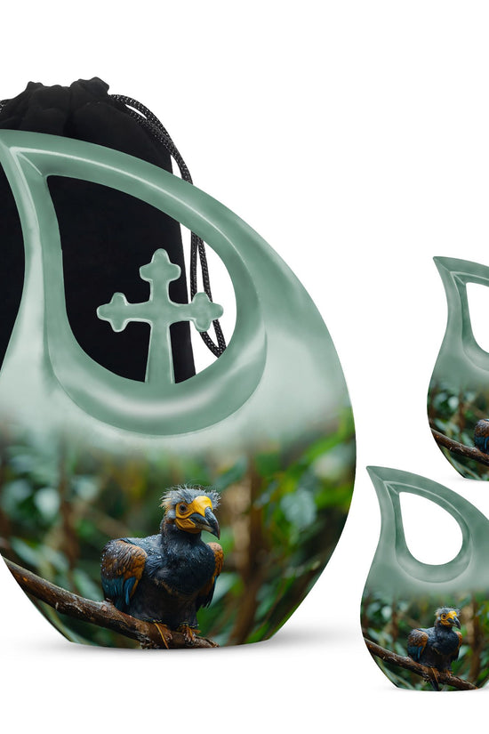 Puffin Bird Urns For Ashes - Urn Keepsake Set