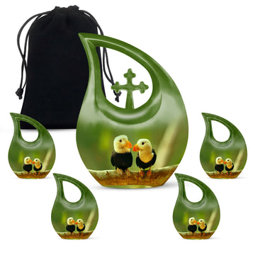 Large Urn With 4 Keepsake