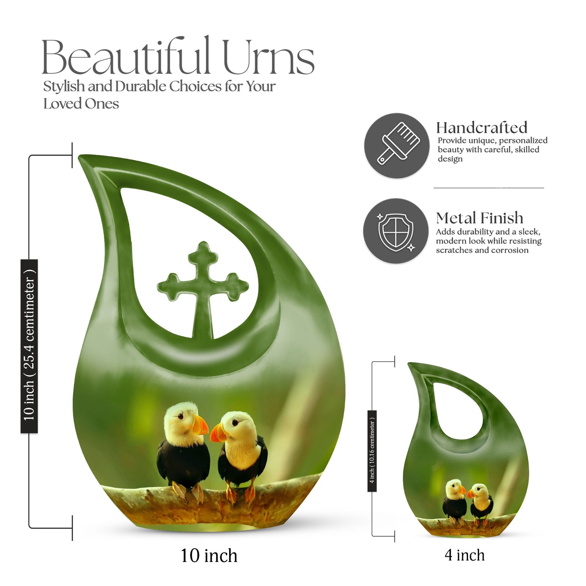 Puffin Bird Urns For Ashes - Keepsake Urns Human Ashes