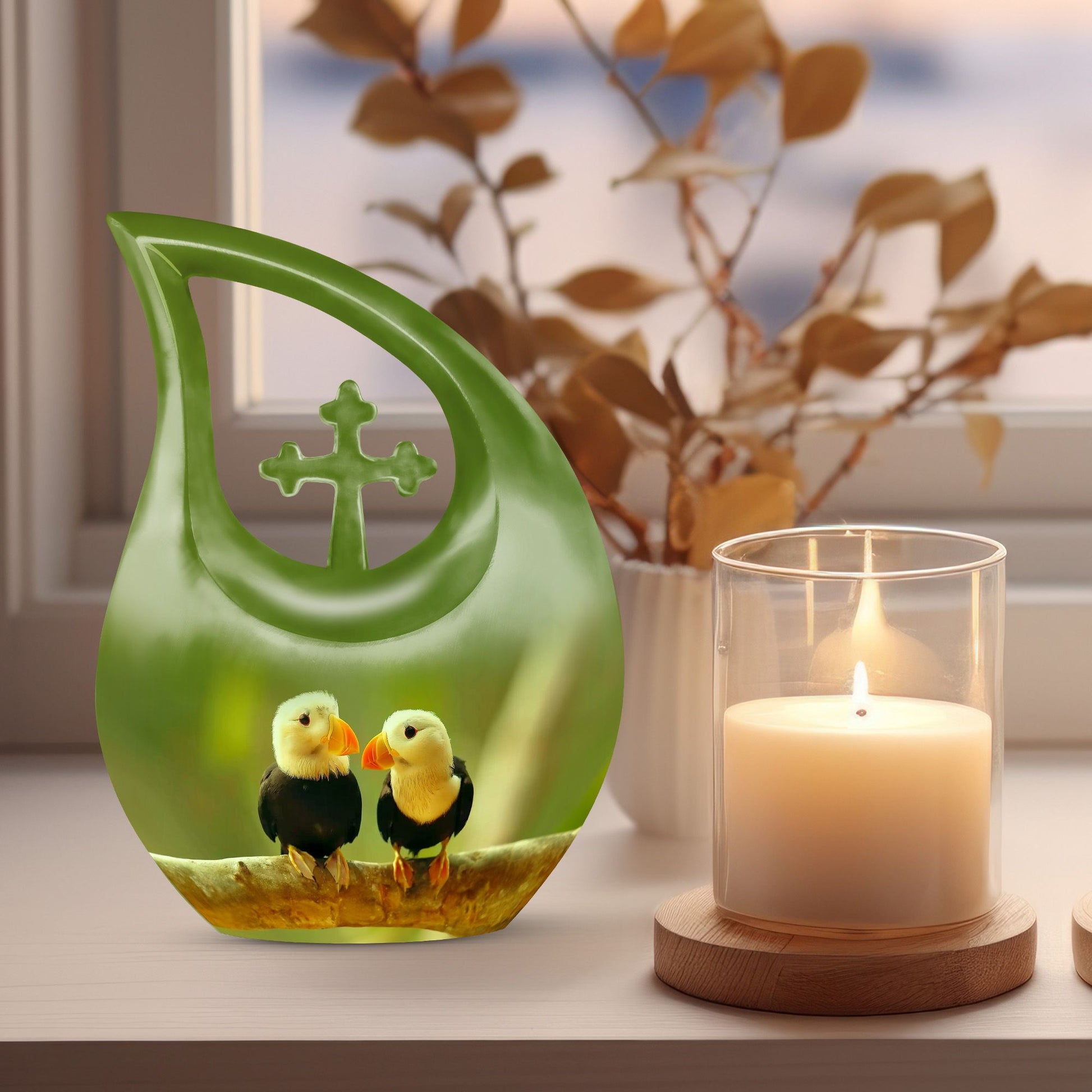 Puffin Bird Urns For Ashes - Keepsake Urns Human Ashes