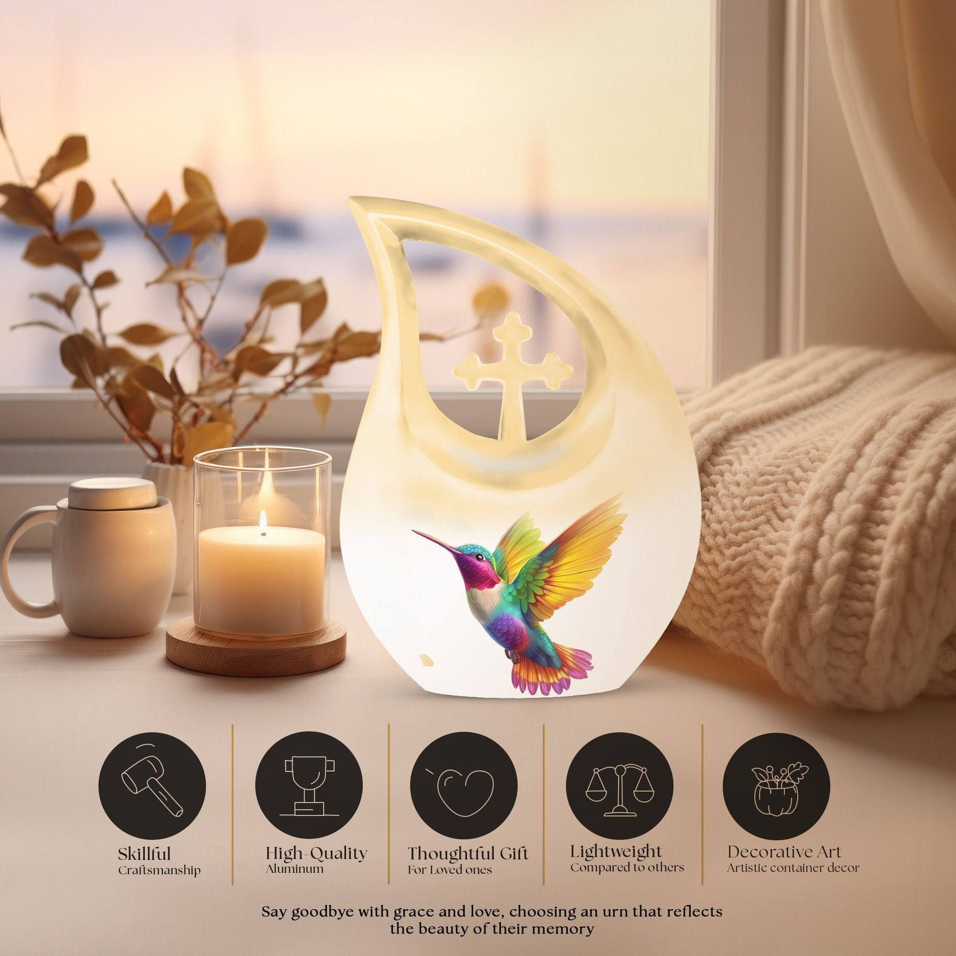 Humming Bird Urns For Ashes - Cremation Urns For Human Ashes