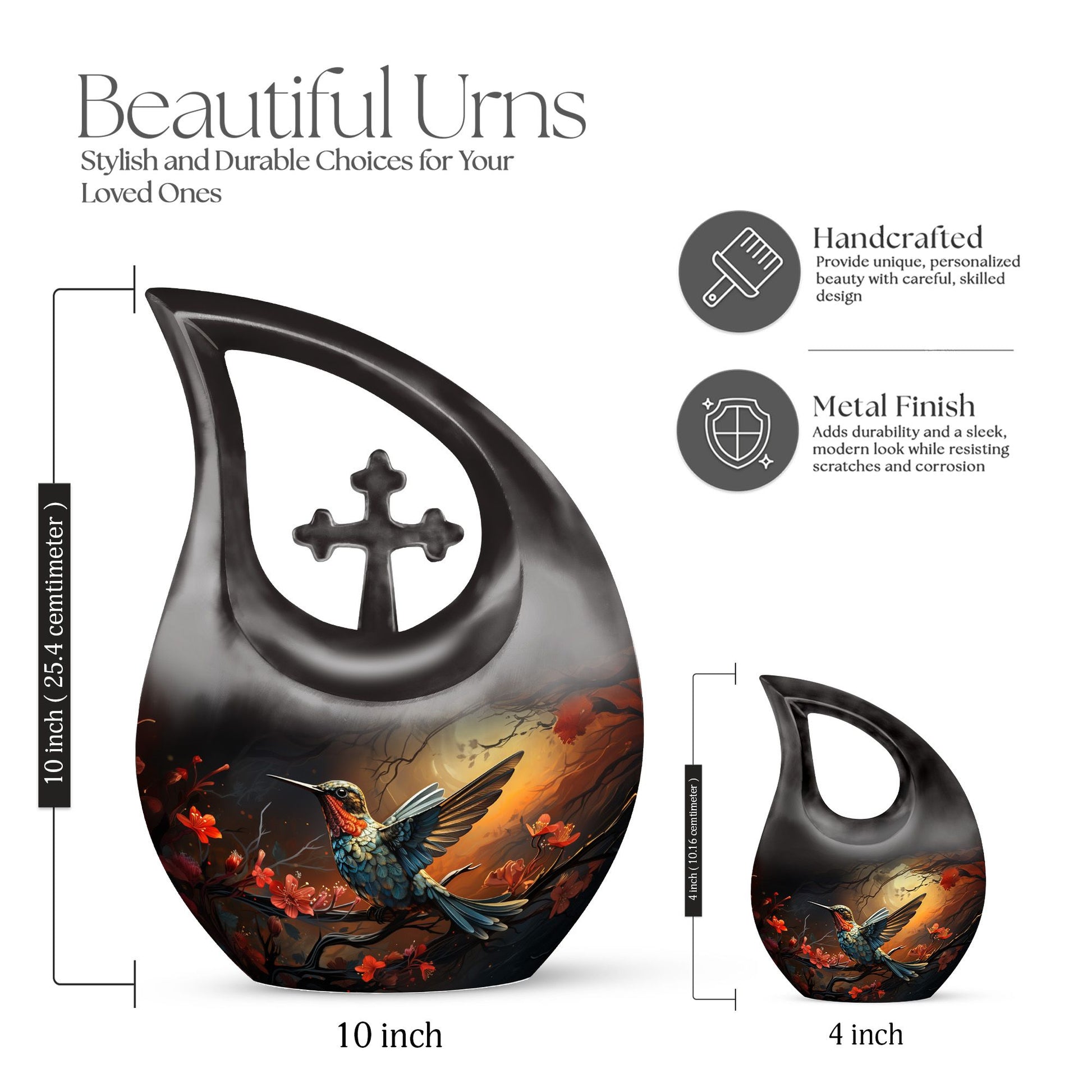 Humming Bird Urns For Ashes - Large Urns For Human Ashes Adult