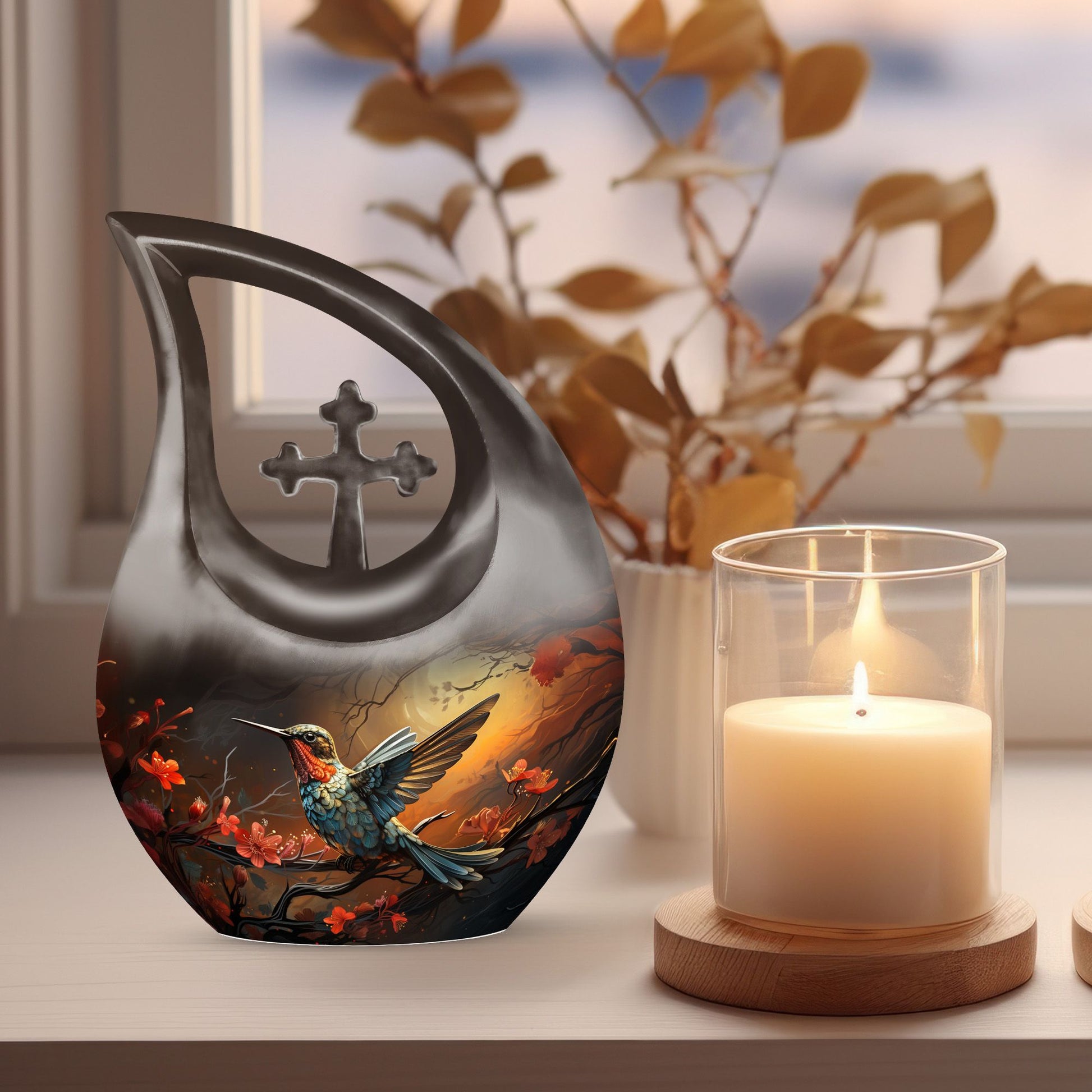 Humming Bird Urns For Ashes - Large Urns For Human Ashes Adult