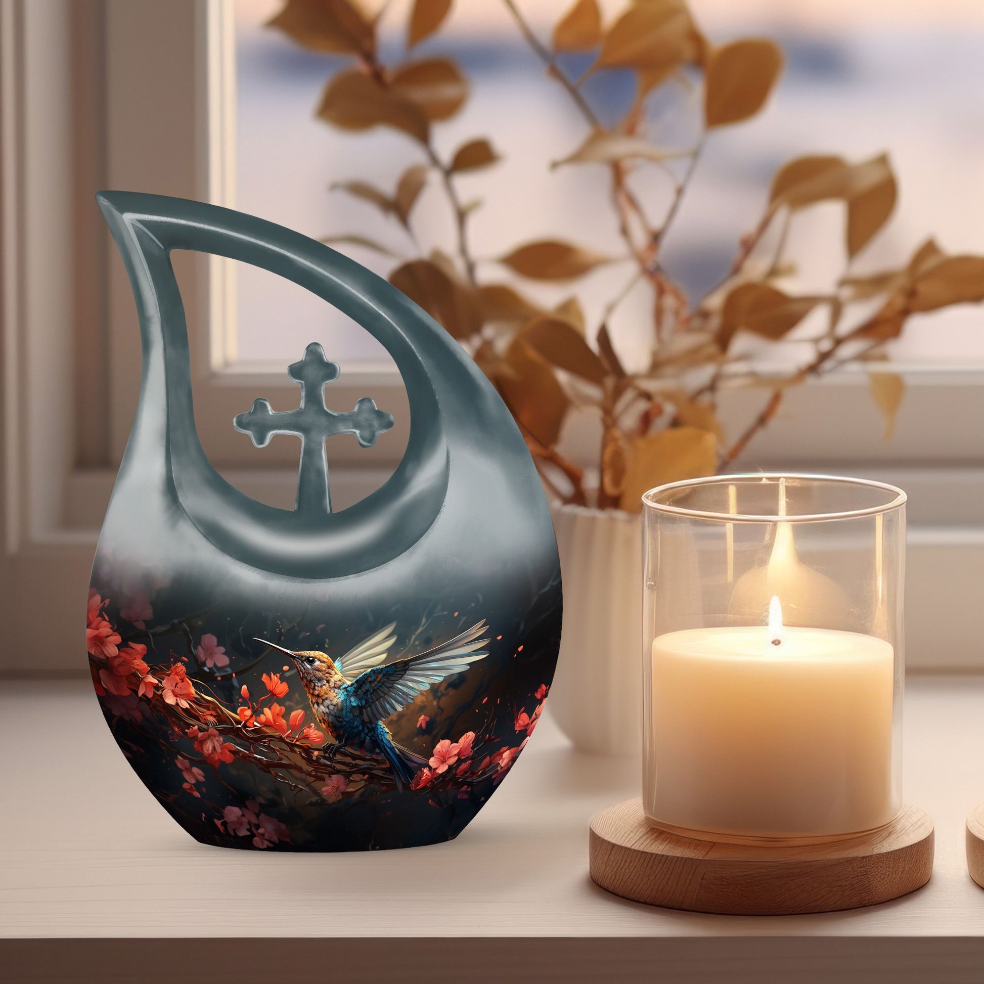 Humming Bird Urns For Ashes - Large Urn For Ashes Adult Male