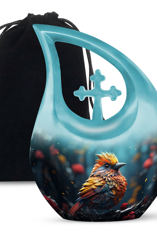 Cardinal Bird Urns For Ashes - Large Urn For Ashes For Women