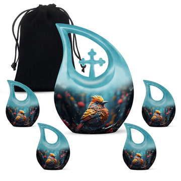 Large Urn With 4 Keepsake