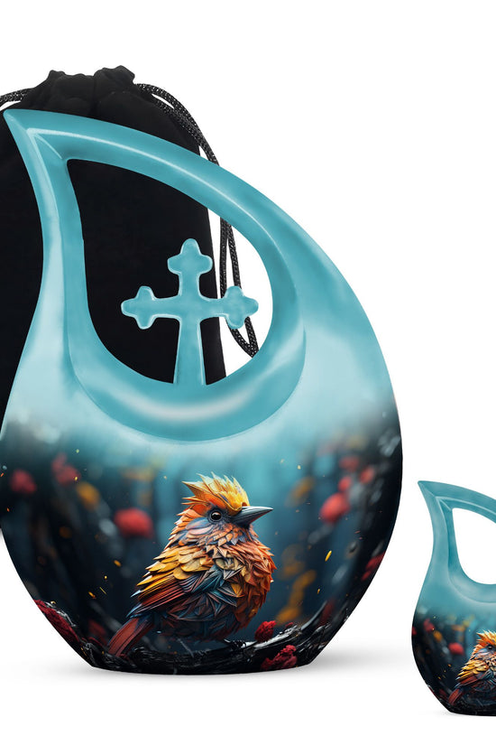 Cardinal Bird Urns For Ashes - Large Urn For Ashes For Women