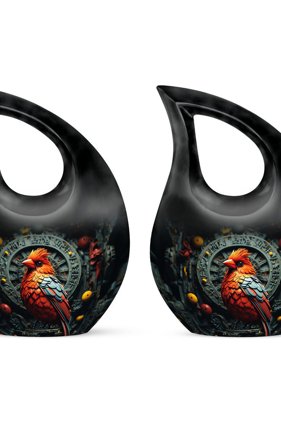 Cardinal Bird Urns For Ashes - Large Urns For Human Ashes Adult Female