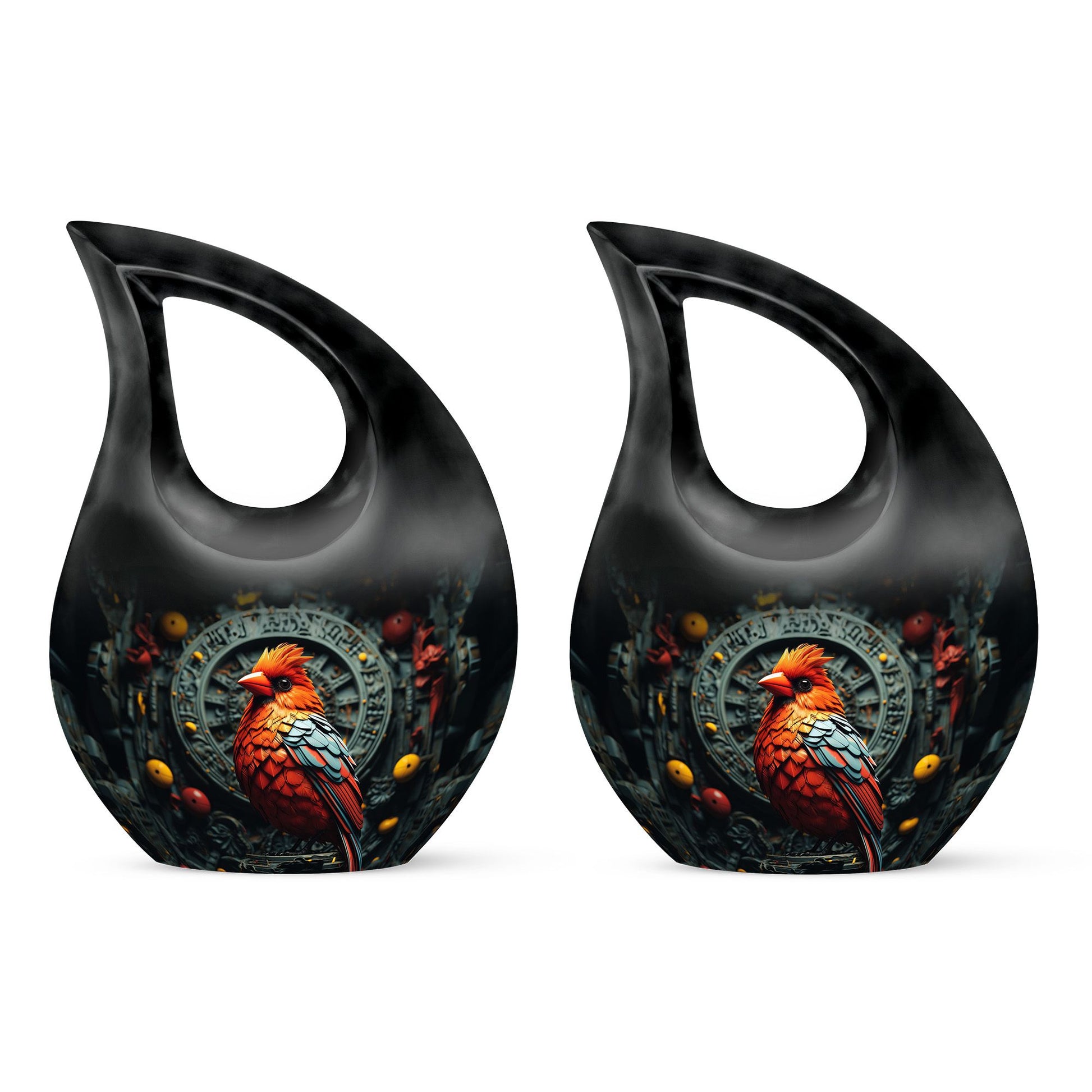 Cardinal Bird Urns For Ashes - Large Urns For Human Ashes Adult Female