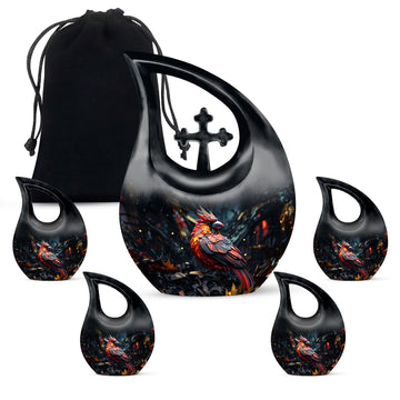 Large Urn With 4 Keepsake