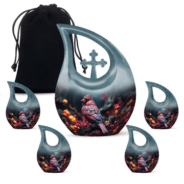 Large Urn With 4 Keepsake