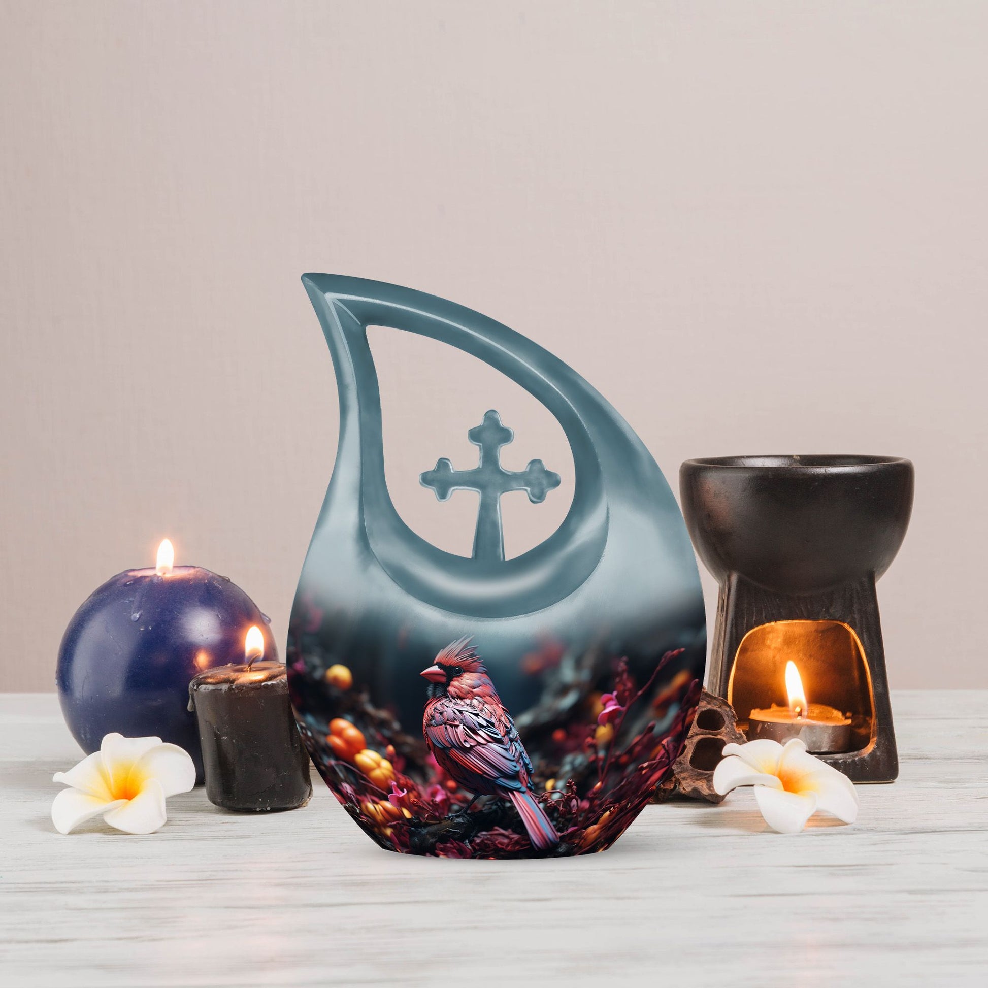 Cardinal Bird Urns For Ashes - Urns For Ashes Large