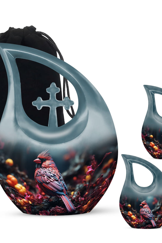 Cardinal Bird Urns For Ashes - Urns For Ashes Large