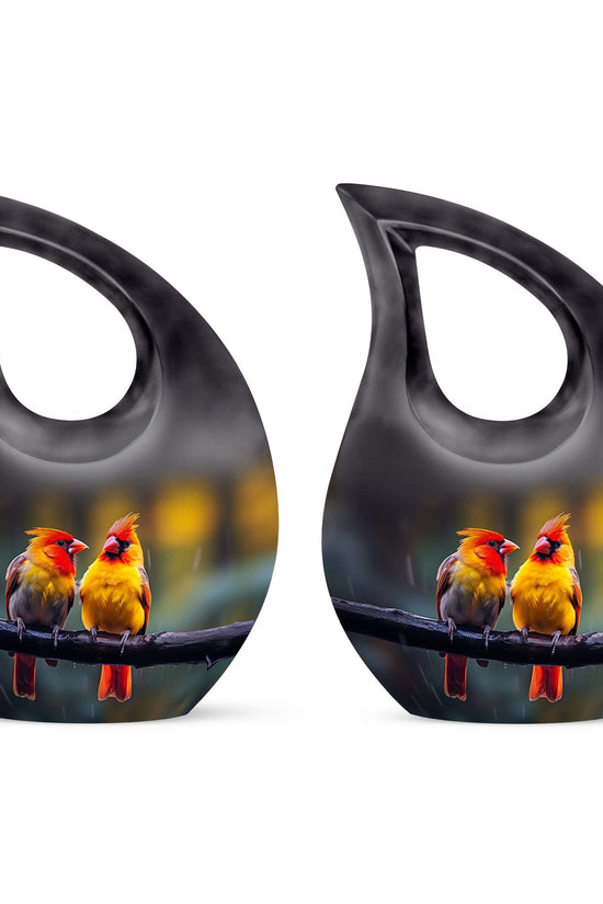 Cardinal Bird Urns For Ashes - Large Human Ashes Urn