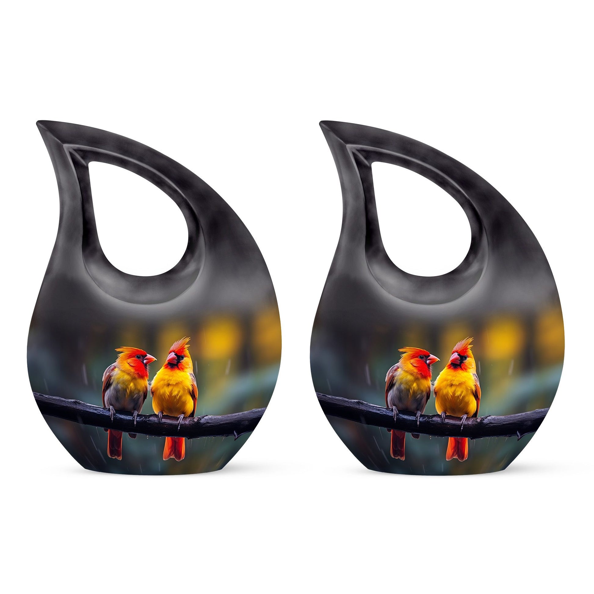 Cardinal Bird Urns For Ashes - Large Human Ashes Urn