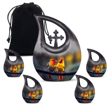 Large Urn With 4 Keepsake