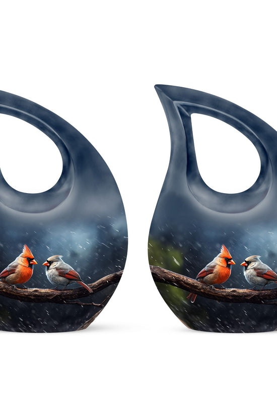 Cardinal Bird Urns For Ashes - Large Urn For Human Ashes