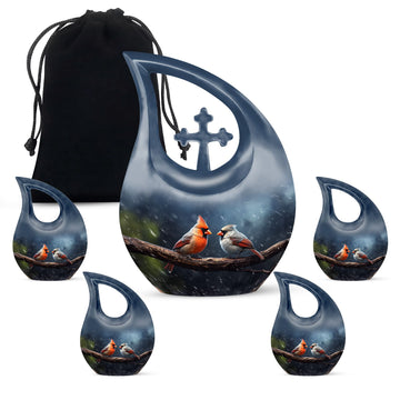 Large Urn With 4 Keepsake