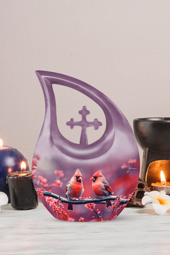 Cardinal Bird Urns For Ashes - Urns For Human Ashes Large Adult