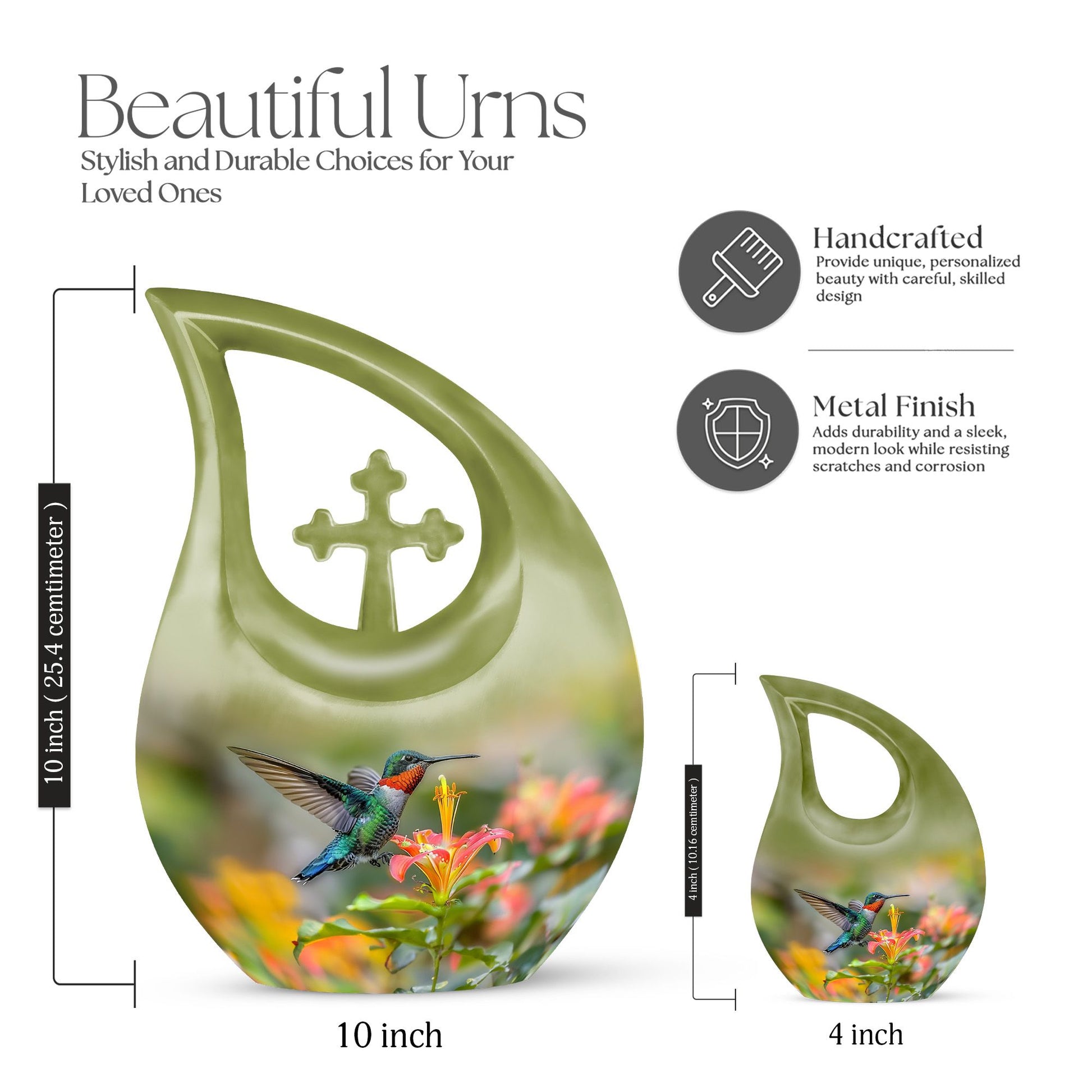 Humming Bird Urns For Ashes - Adult Large Urns