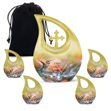 Large Urn With 4 Keepsake