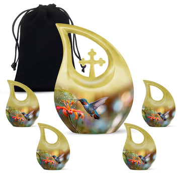 Large Urn With 4 Keepsake