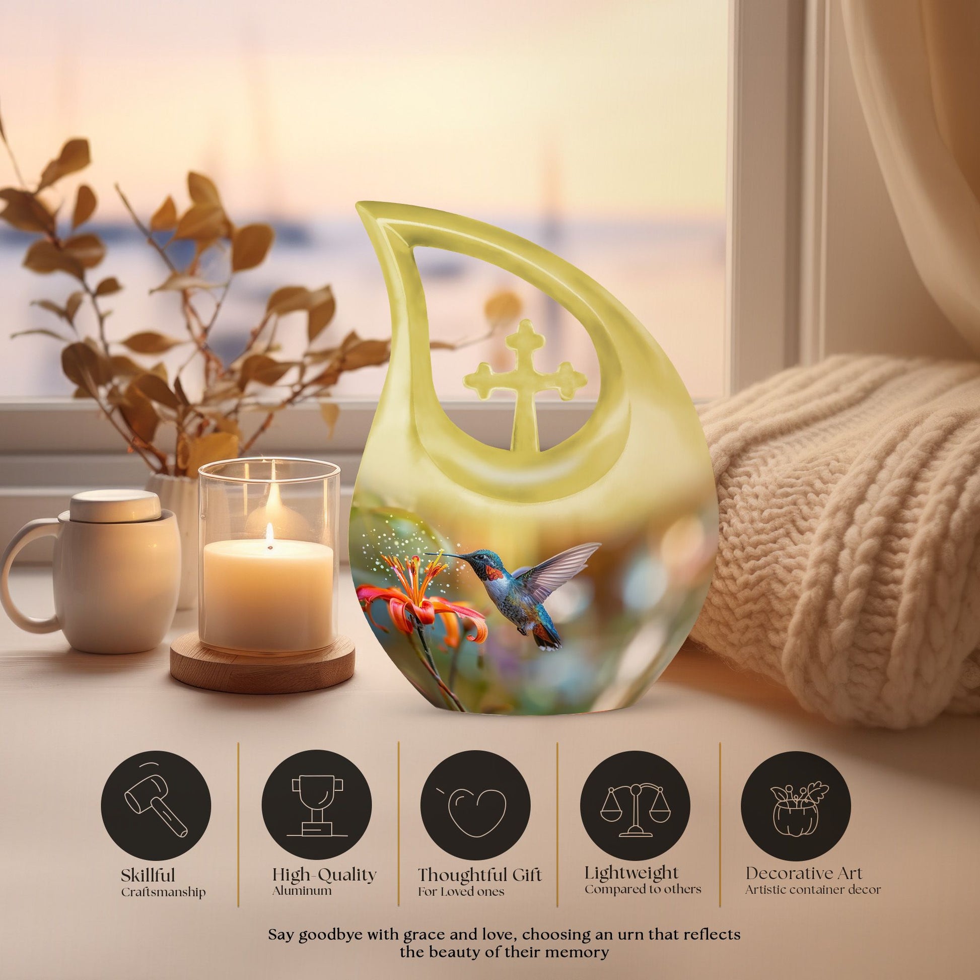 Humming Bird Urns For Ashes - Cremation Urns Large Adult