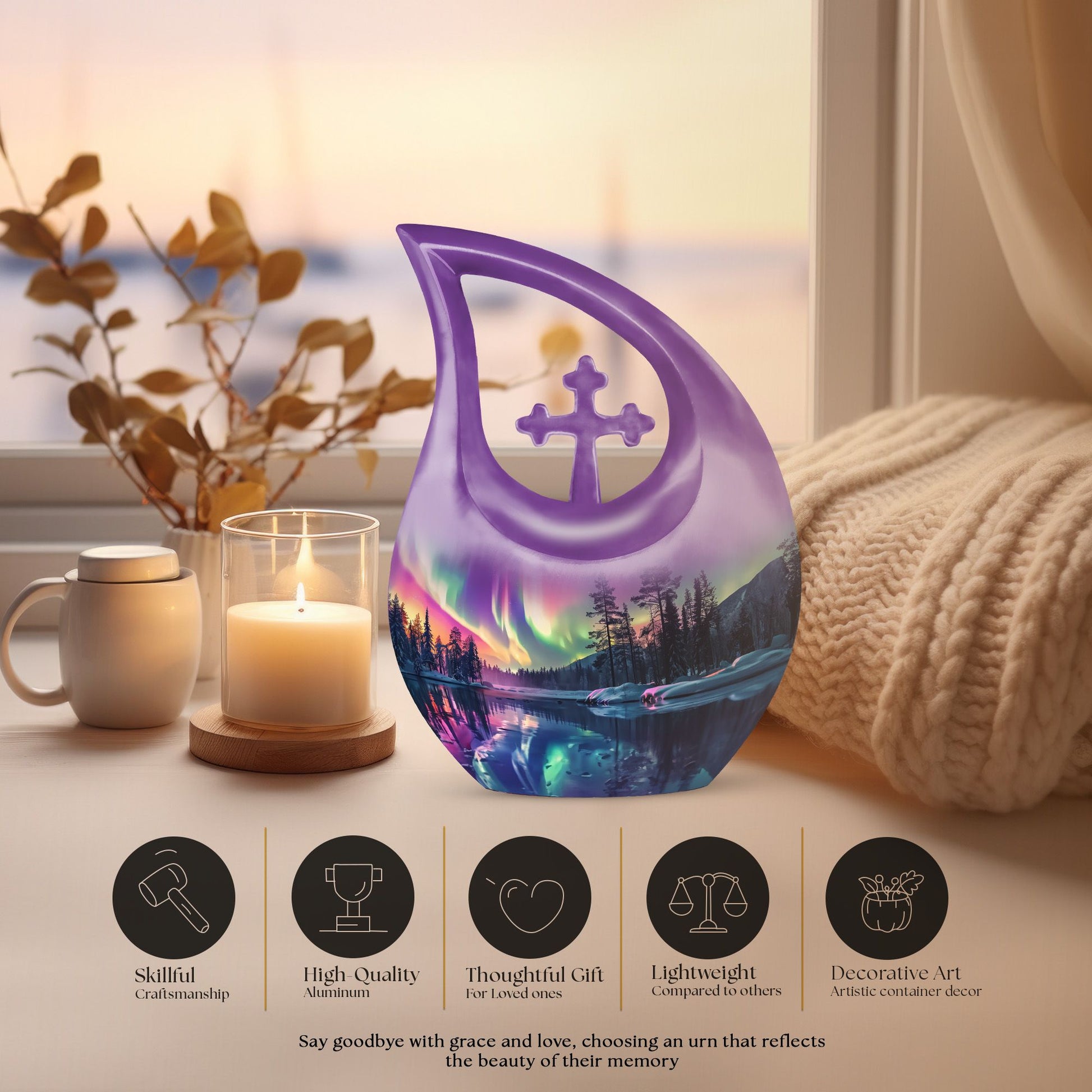 Aurora Urns For Ashes - Cremation Urns Large