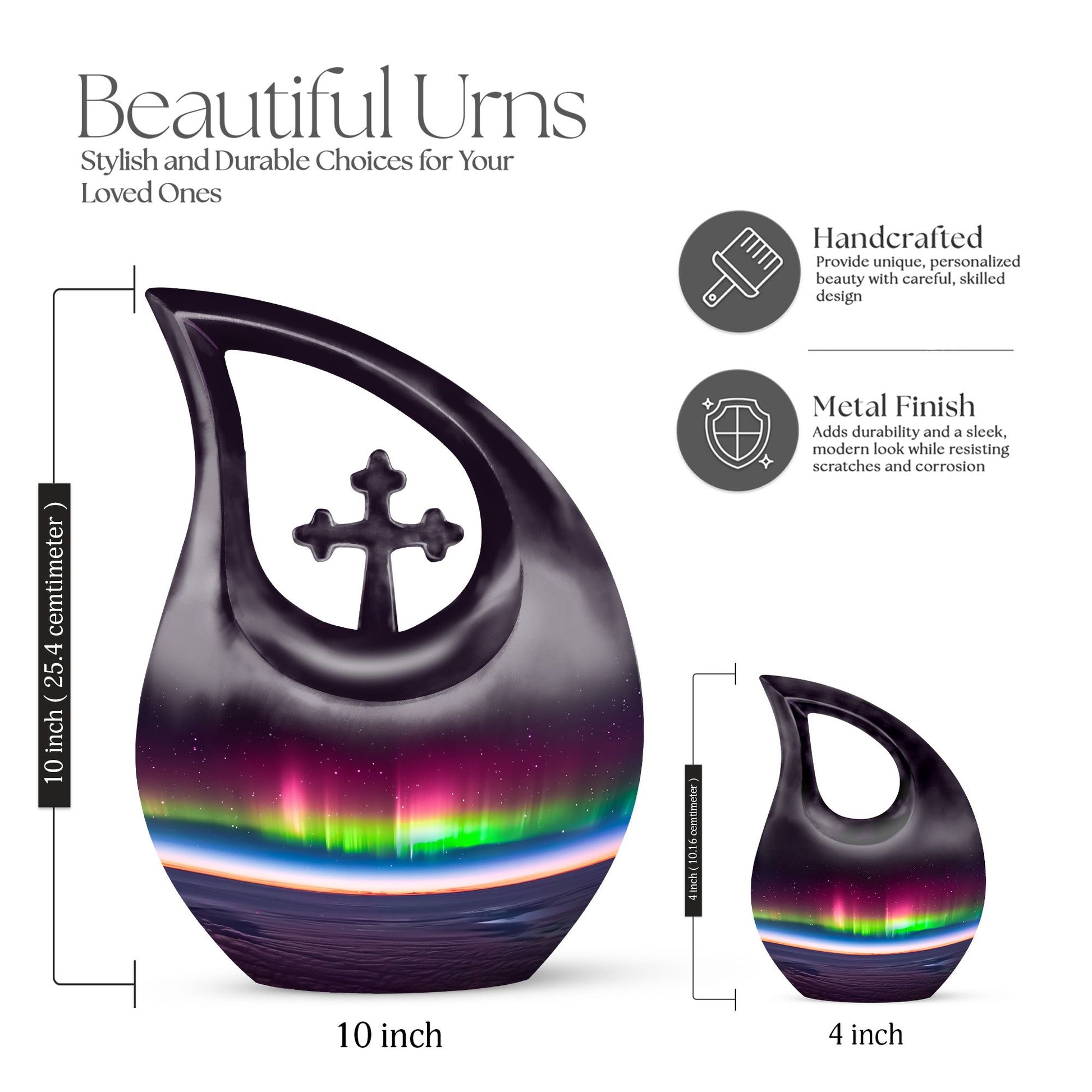 Aurora Urns For Ashes - Large Funeral Urn
