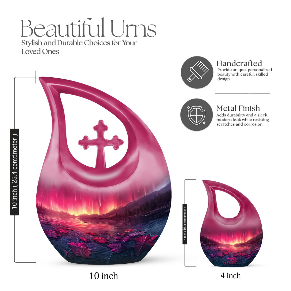 Aurora Urns For Ashes - Large Cremation Urns For Human Ashes