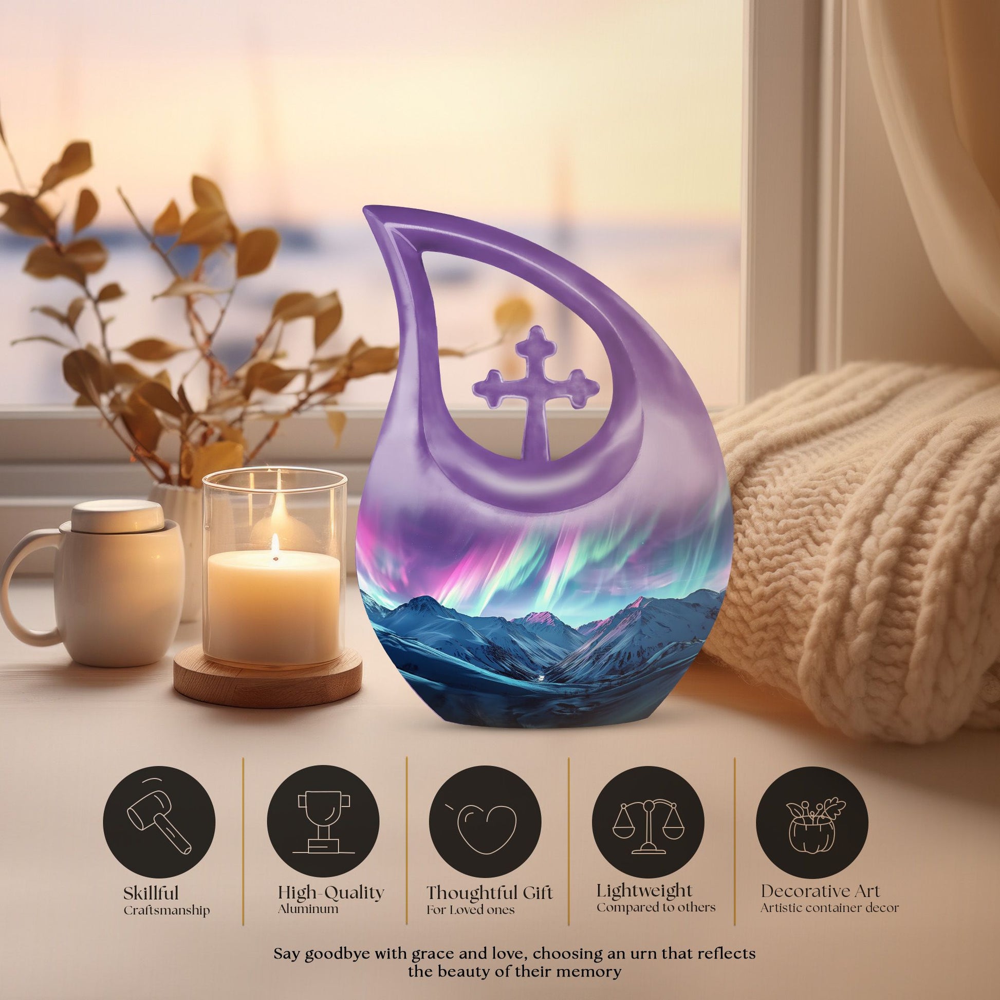 Aurora Urns For Ashes - Human Urns For Ashes Adult Large