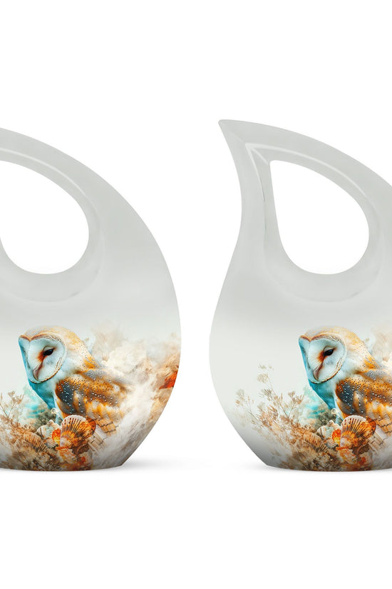 Barn Owl Urns For Ashes - Urns For Human Ashes Adult Large