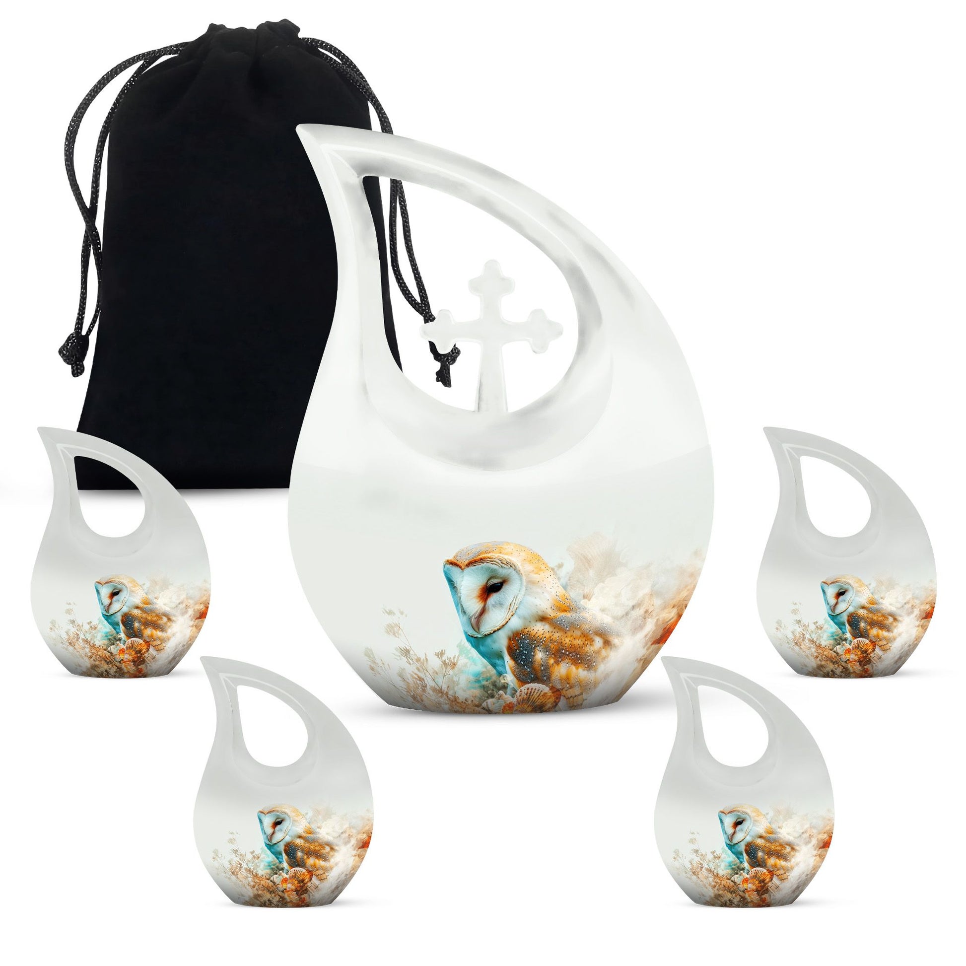 Barn Owl Urns For Ashes - Urns For Human Ashes Adult Large