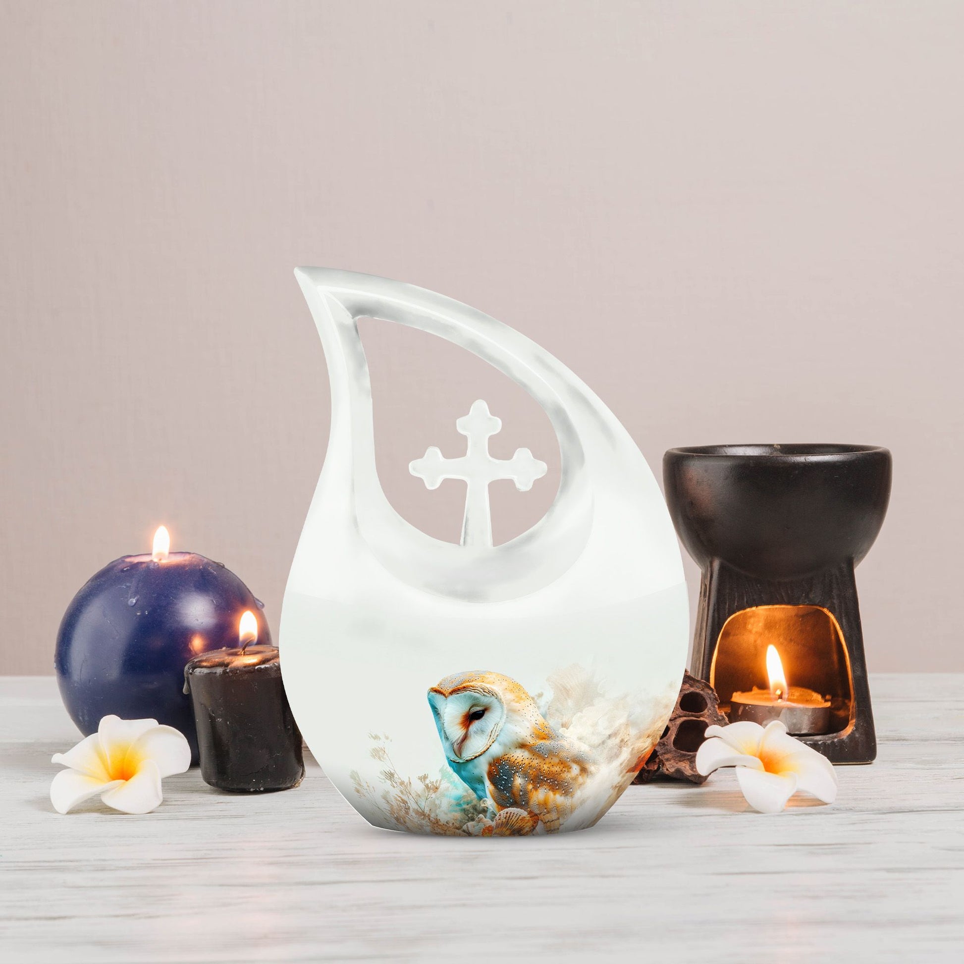 Barn Owl Urns For Ashes - Urns For Human Ashes Adult Large