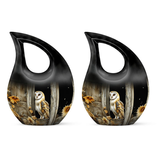 Barn Owl Urns For Ashes - Large Urns Human Ashes