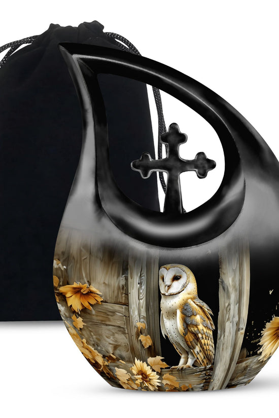 Barn Owl Urns For Ashes - Large Urns Human Ashes