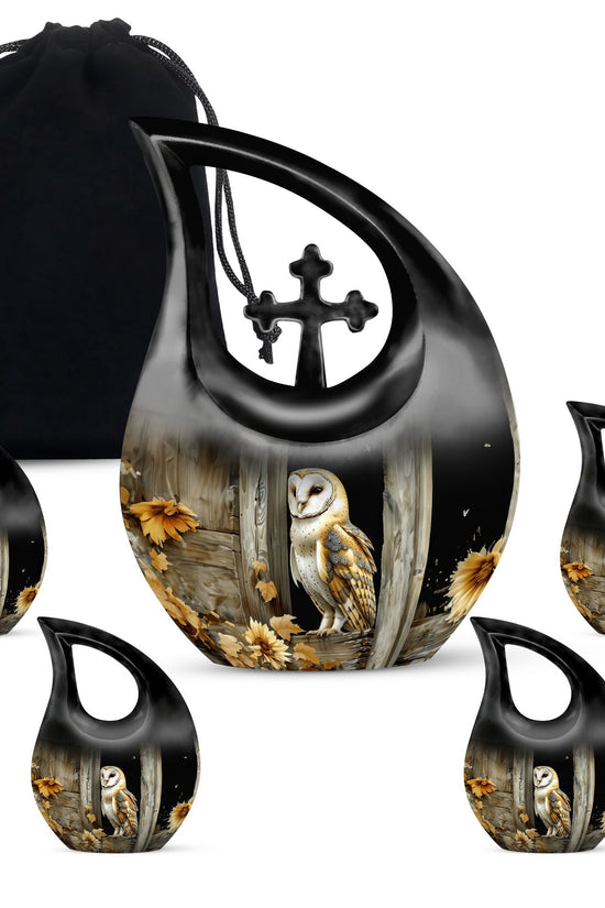 Barn Owl Urns For Ashes - Large Urns Human Ashes