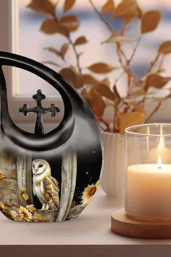 Barn Owl Urns For Ashes - Large Urns Human Ashes