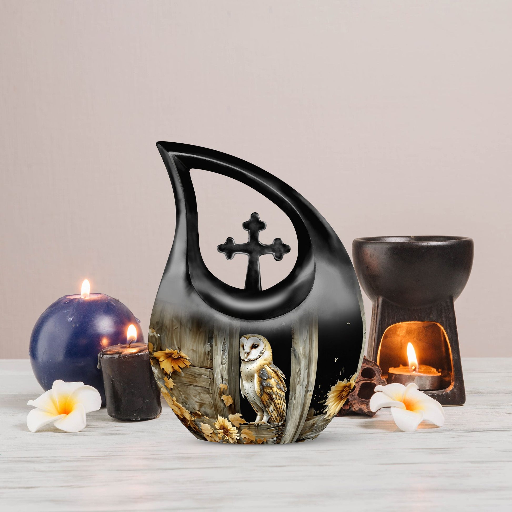 Barn Owl Urns For Ashes - Large Urns Human Ashes