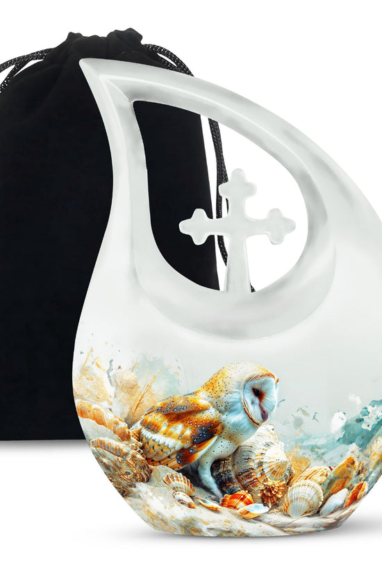 Barn Owl Urns For Ashes - Large Urn Mom