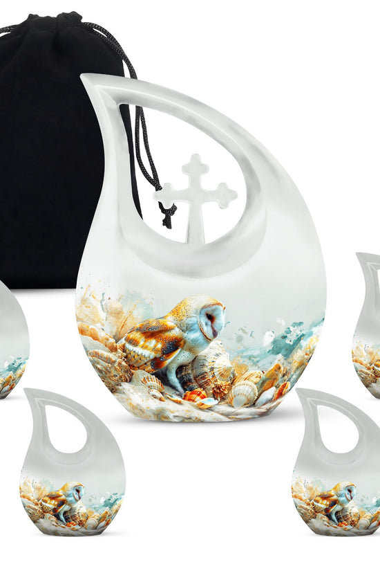 Barn Owl Urns For Ashes - Large Urn Mom