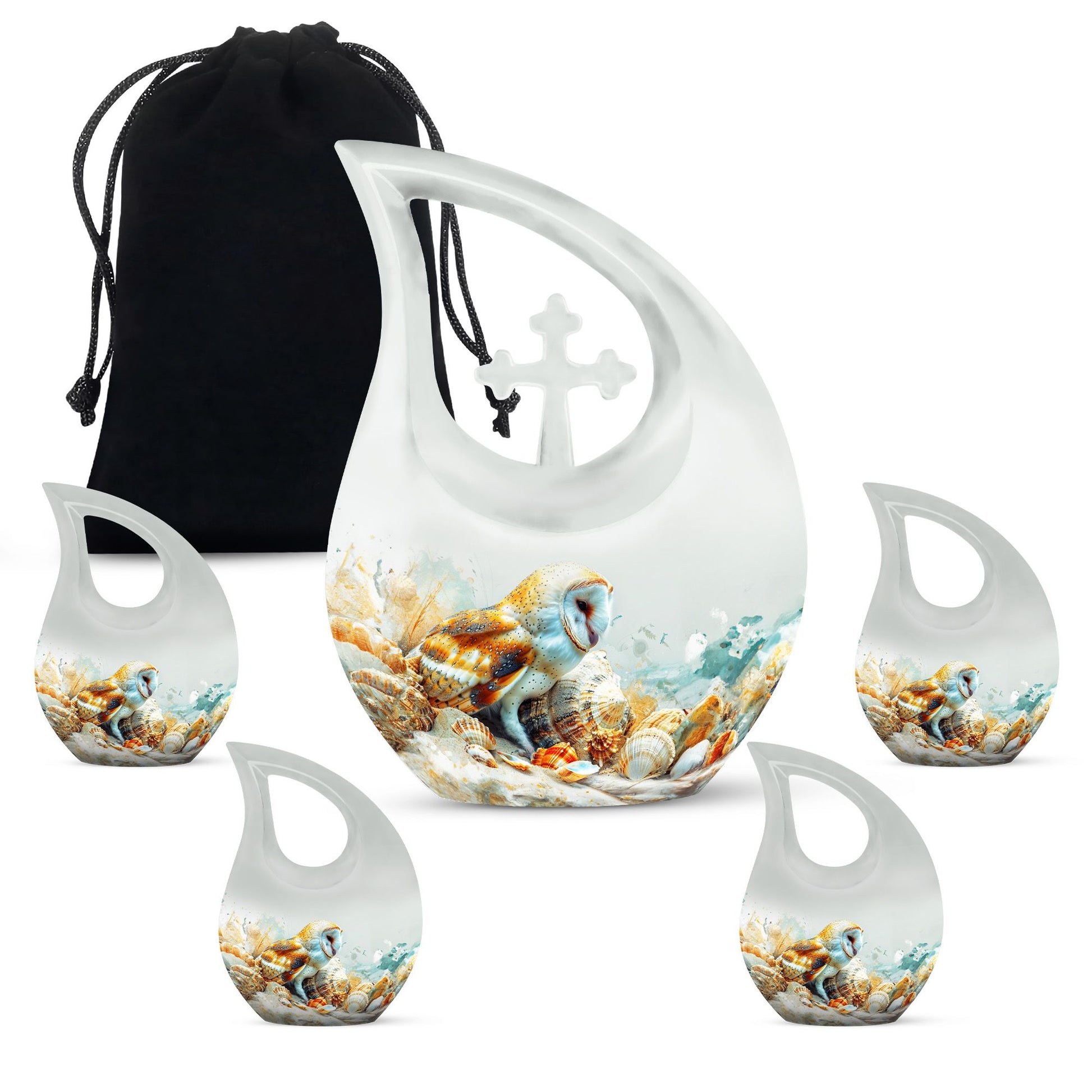 Barn Owl Urns For Ashes - Large Urn Mom