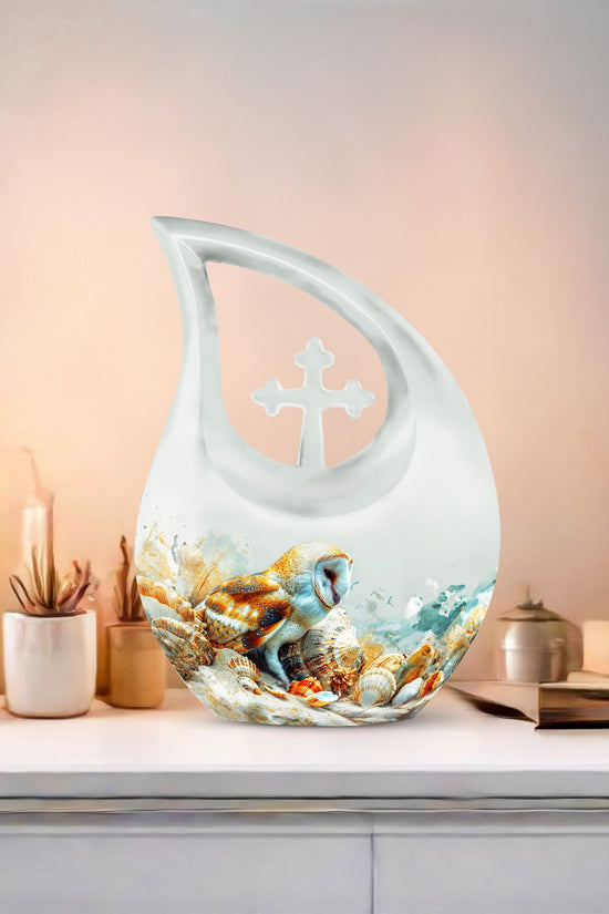 Barn Owl Urns For Ashes - Large Urn Mom