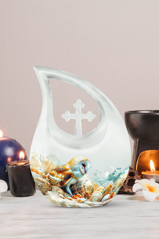 Barn Owl Urns For Ashes - Large Urn Mom
