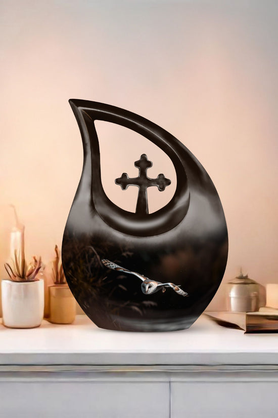 Barn Owl Urns For Ashes - Large Adult Urn