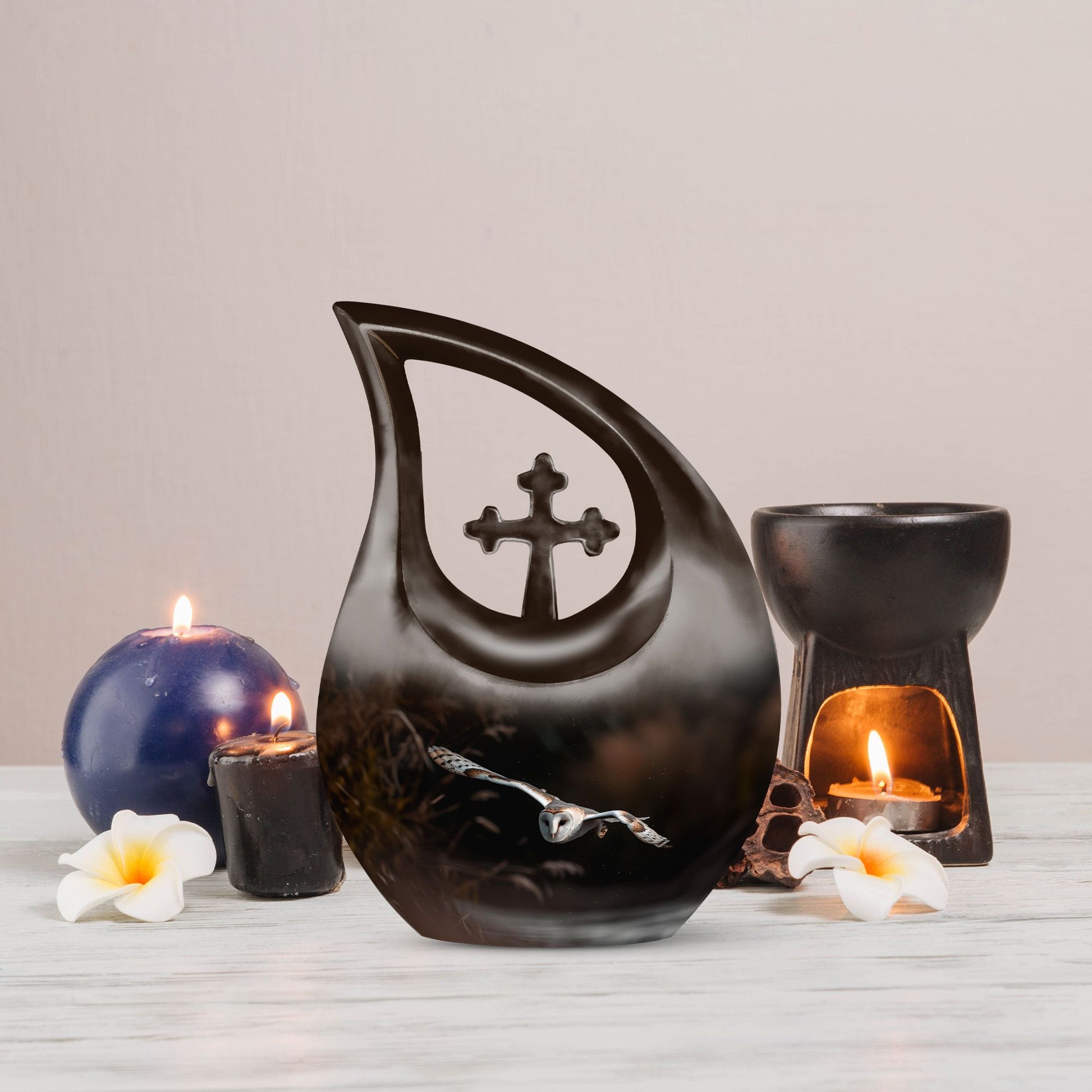 Barn Owl Urns For Ashes - Large Adult Urn